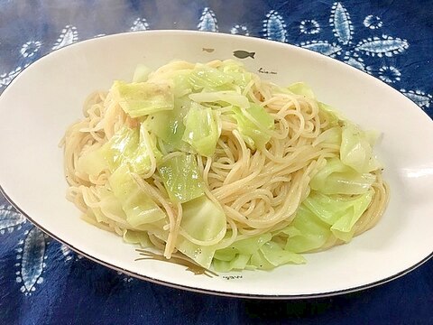 アンチョビとキャベツのスパゲティ